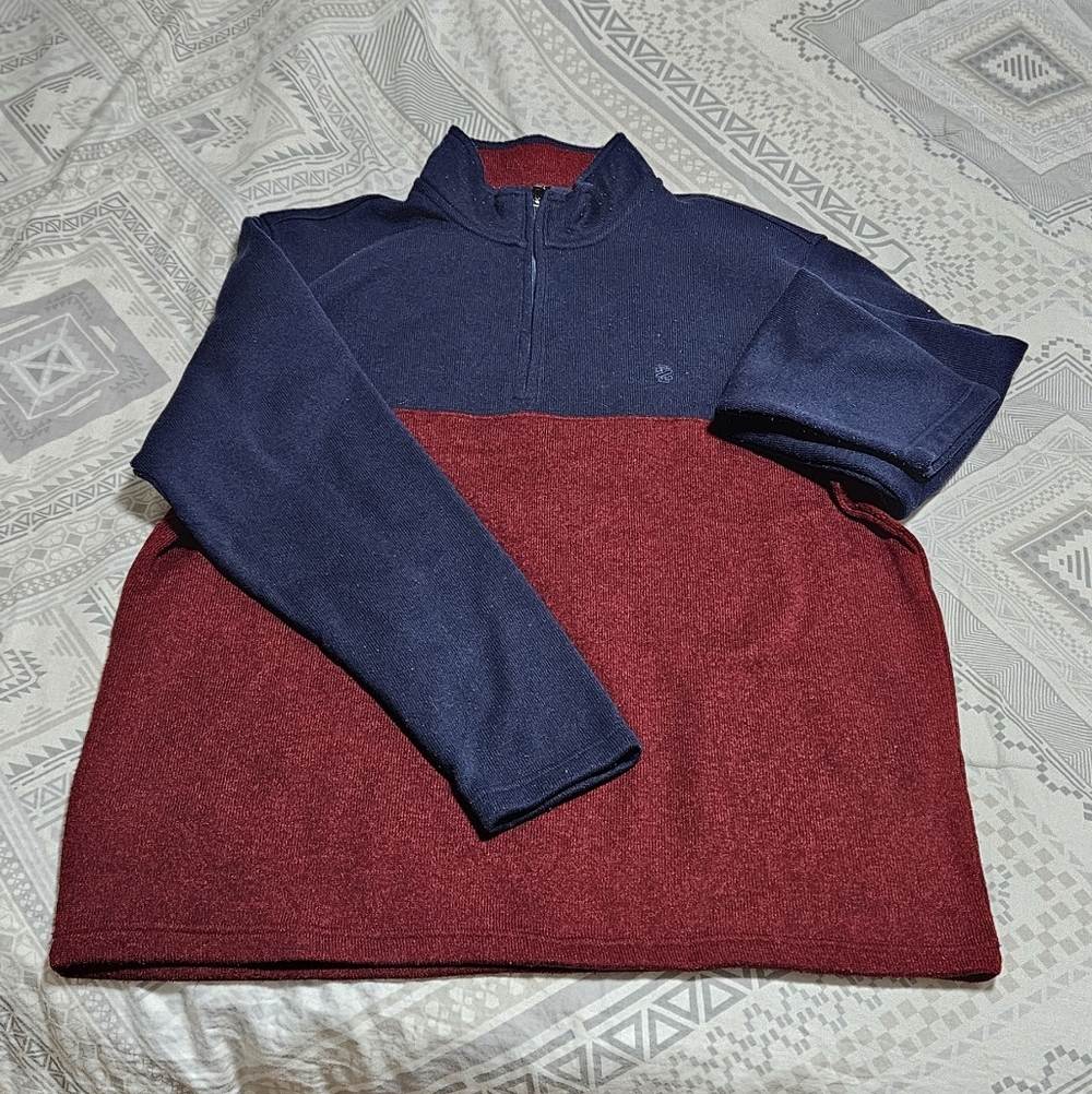 Izod Color Block 1/4 Zip
